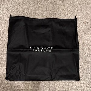 Versace Parfums Black Accessory Bag